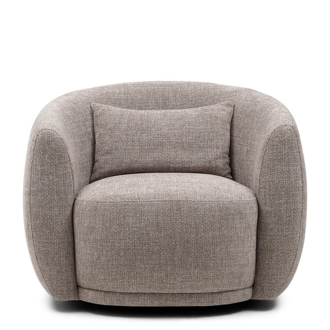 Leonardo Swivel Armchair Bright Taupe