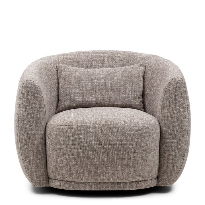 Leonardo Swivel Armchair Bright Taupe