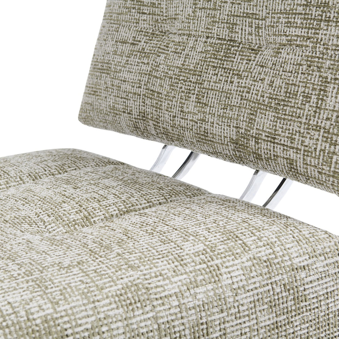 The Mark II Chaise Longue tweed mild green
