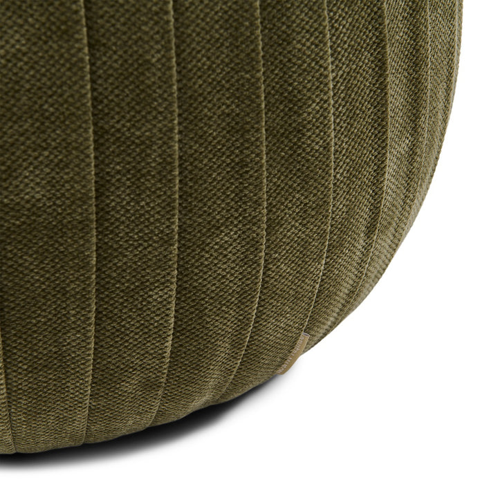 Paris Footstool, Vintage Jaquard Oregon Green