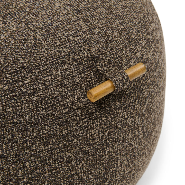 Aspen Footstool, Mountain Weave Lush Brown