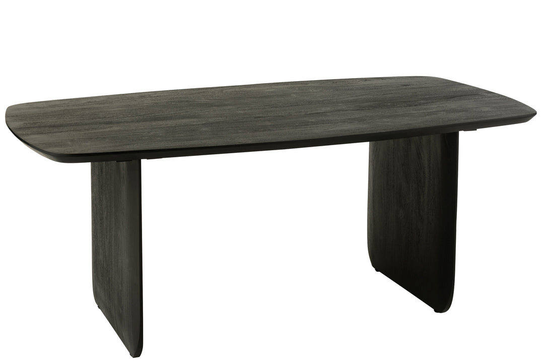 J-Line Dining Table Acacia Wood Black