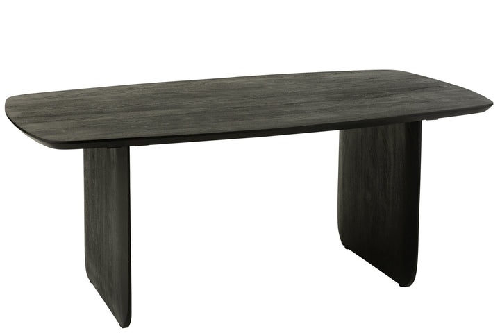 J-Line Dining Table Acacia Wood Black
