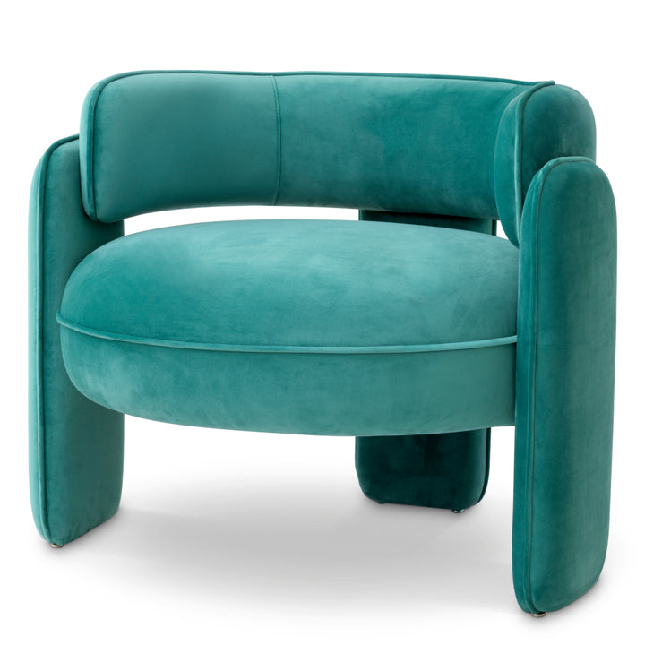 Eichholtz Fauteuil Chaplin Savona Turquoise – afbeelding 1