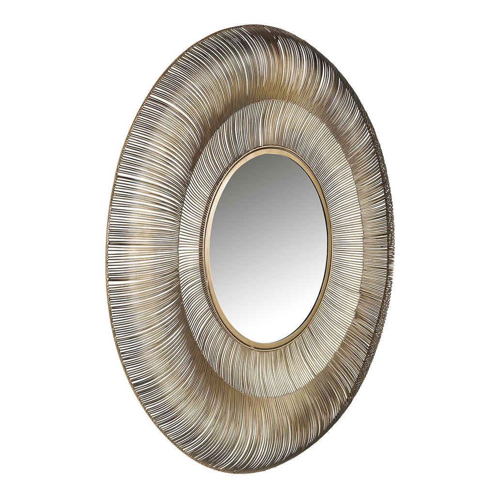 Mirror Aliza 100Ø (Brushed Gold)