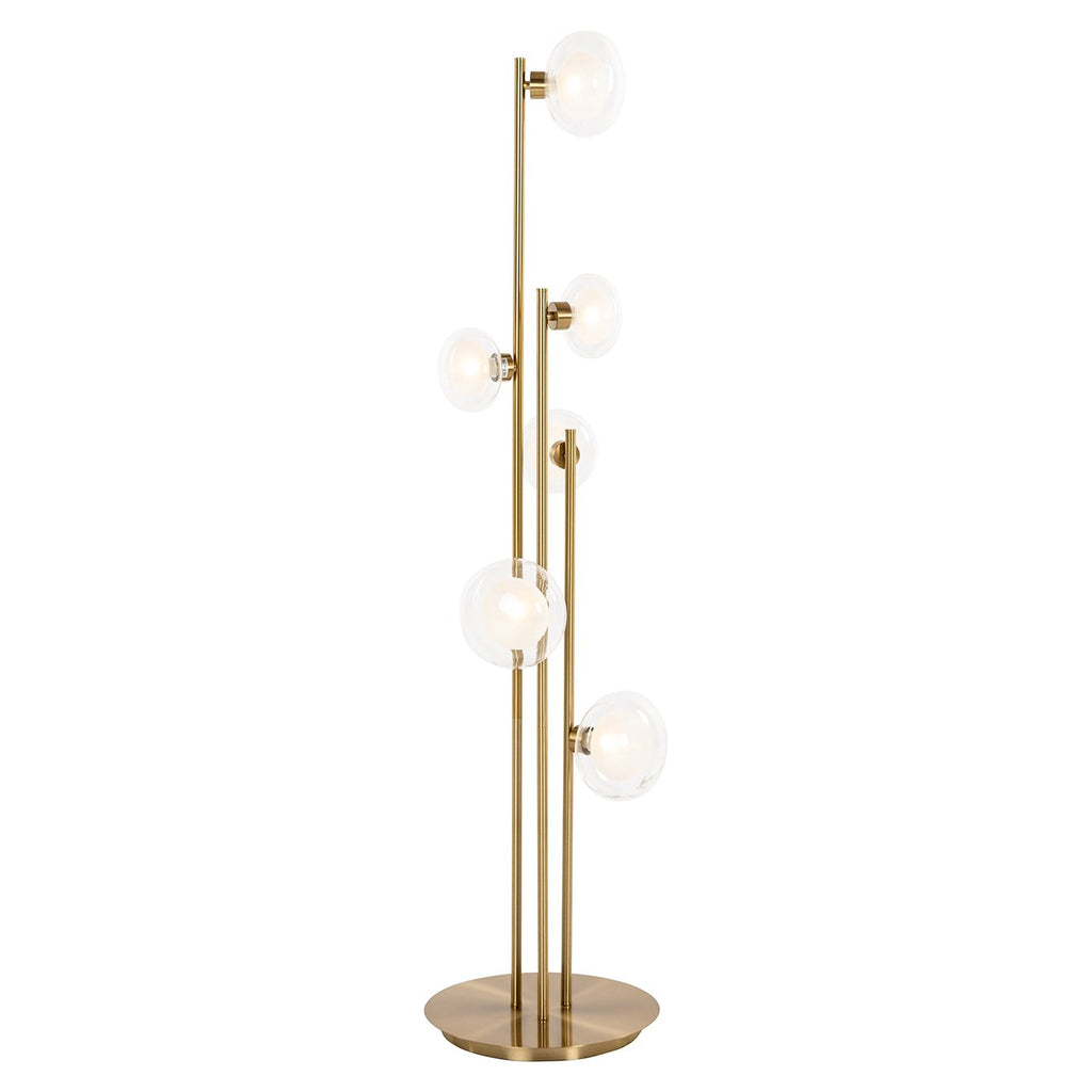 Floor lamp Luva brass (Brushed Gold)