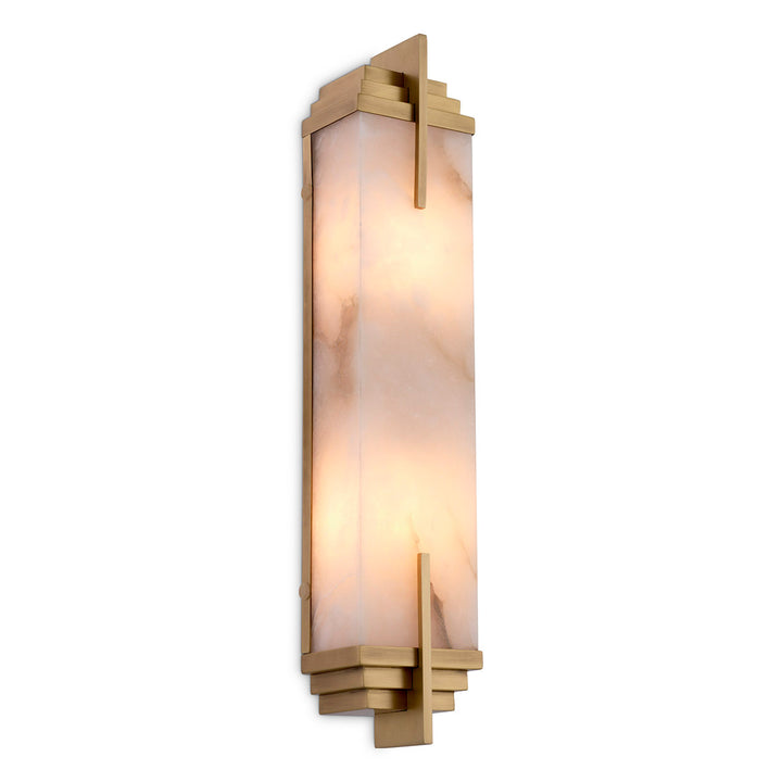 Eichholtz Wandlamp Harman Antiek Messing – afbeelding 1