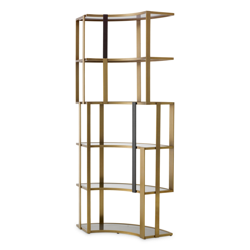 Eichholtz Cabinet Clio Corner - Brushed brass finish