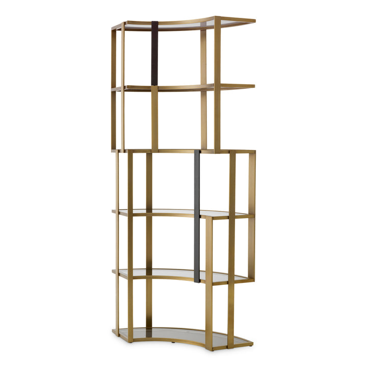 Eichholtz Cabinet Clio Corner - Brushed brass finish