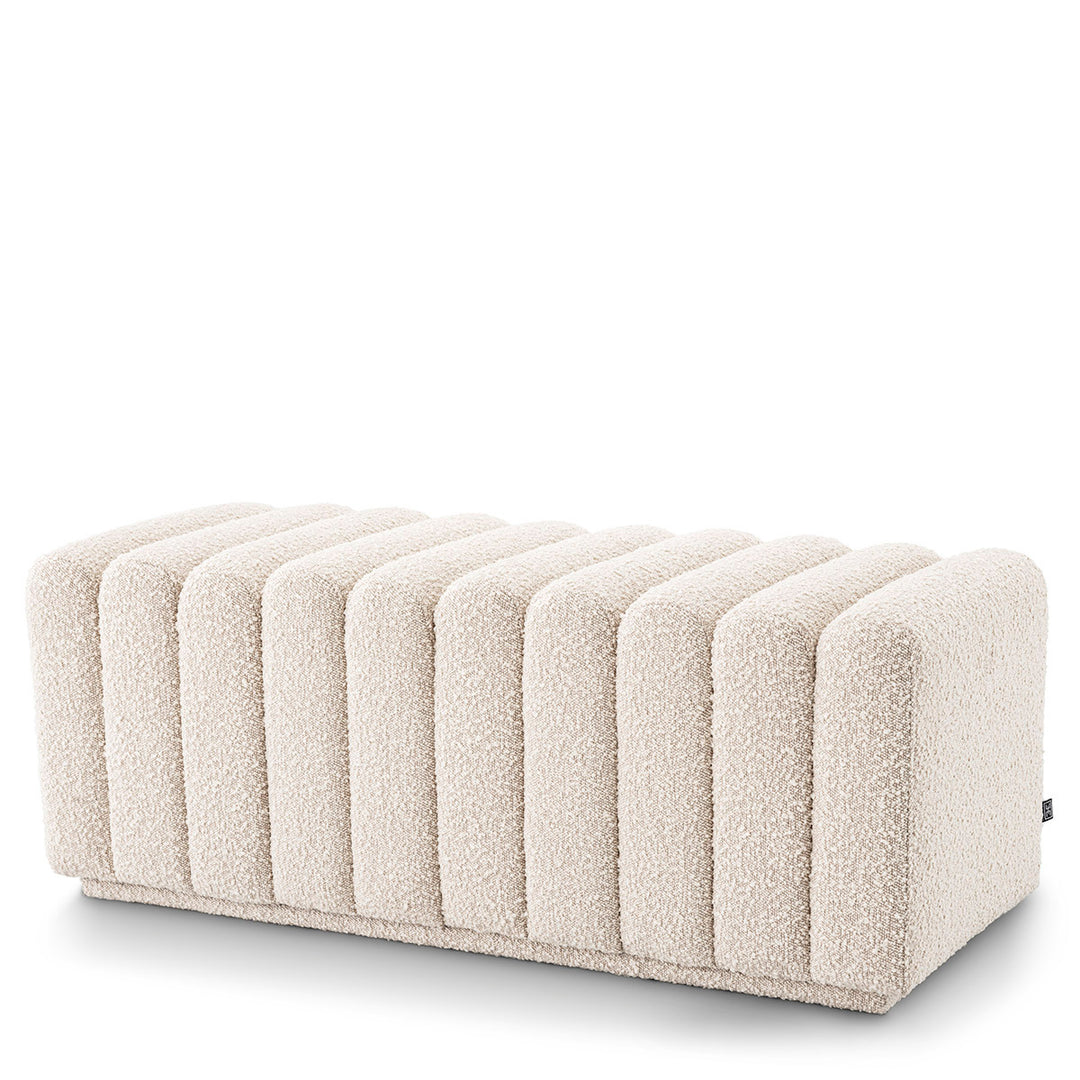 Eichholtz Bench Bente Bouclé Cream – afbeelding 1