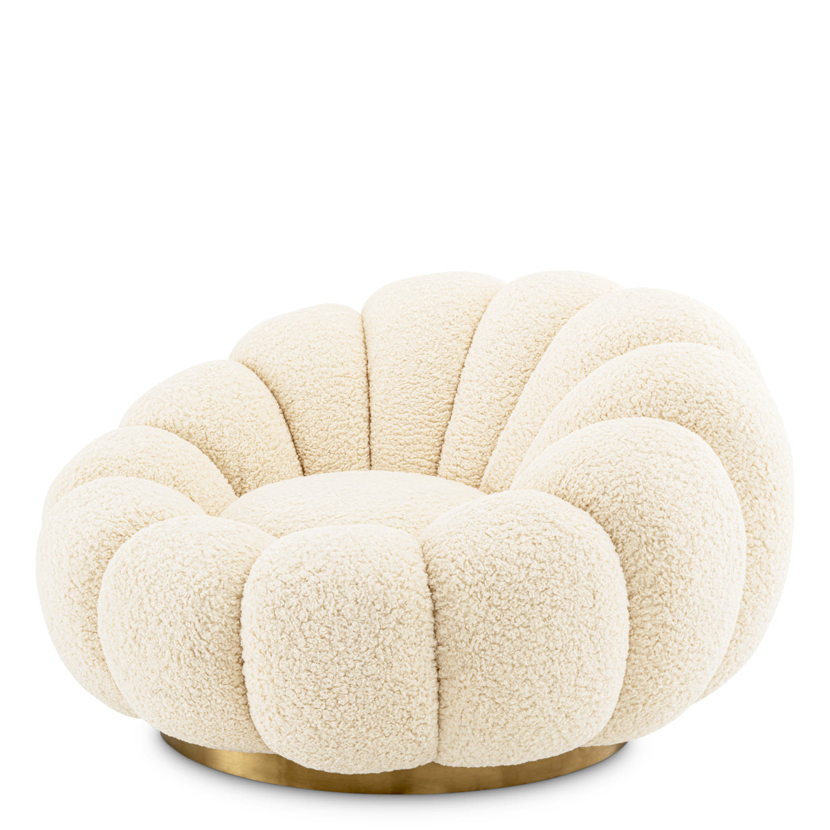 Eichholtz Draaifauteuil Mello Faux Shearling
