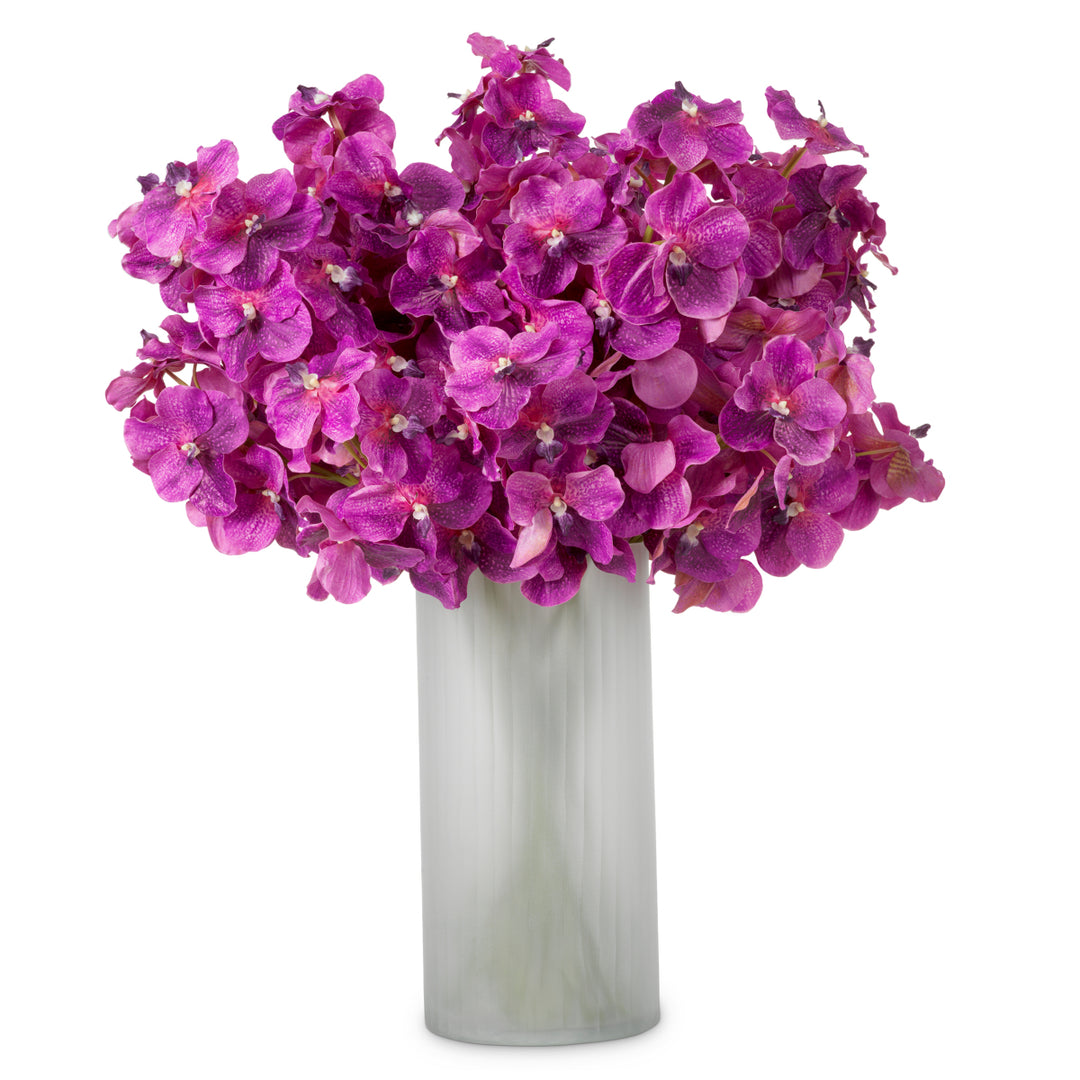 Bouquet Fuchsia Vanda Orchids Real Touch