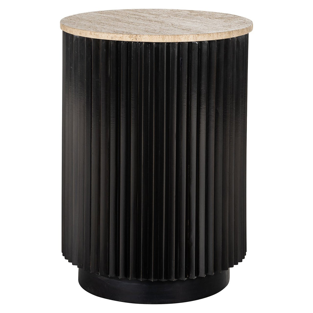 Side table Hampton 45Ø (Dark brown)