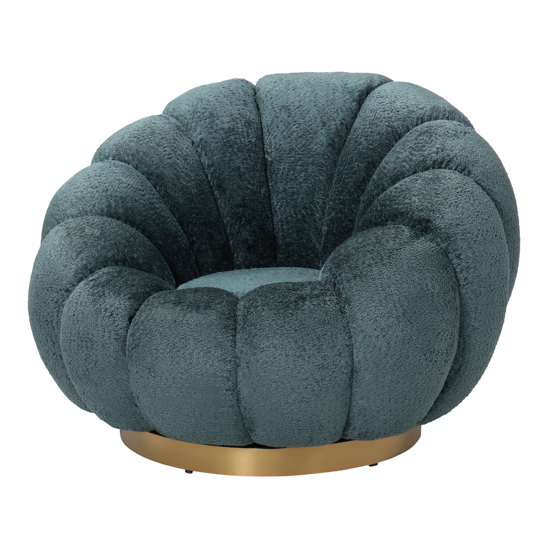 PTMD Daisy Armchair Teal Euphoria