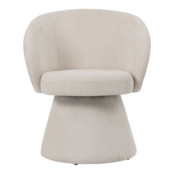 PTMD Hermes Crème Eetkamerstoel Fauteuil Eden