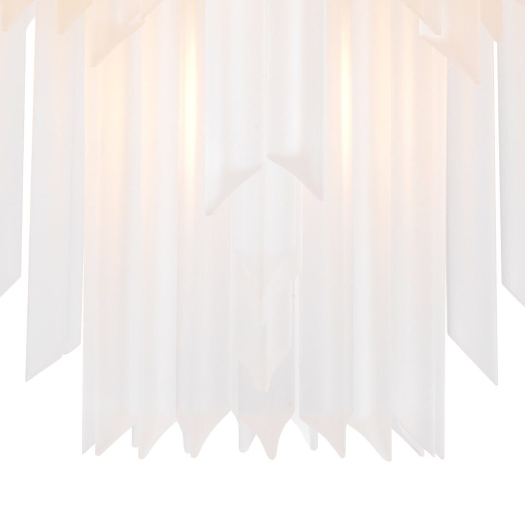 Eichholtz Kroonluchter Pulsar Nickel Frosted Glass