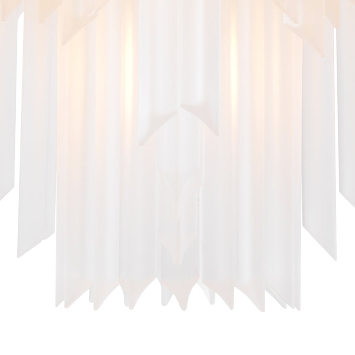 Eichholtz Kroonluchter Pulsar Nickel Frosted Glass