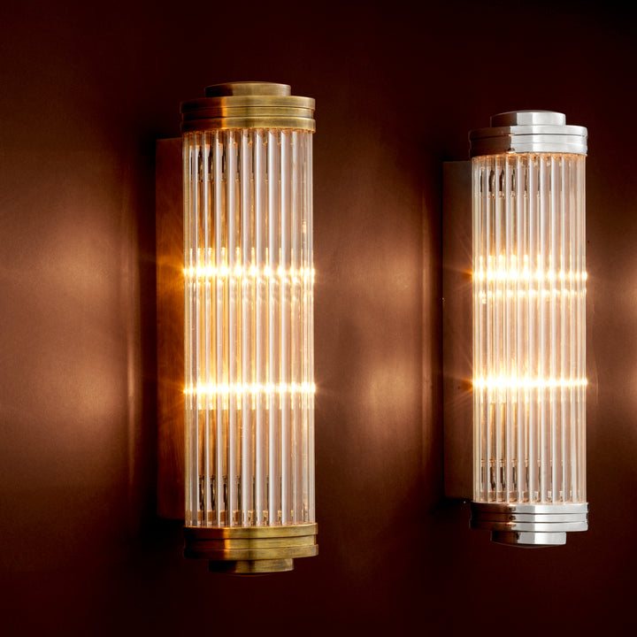 Eichholtz Wandlamp Gascogne L Vintage Brass