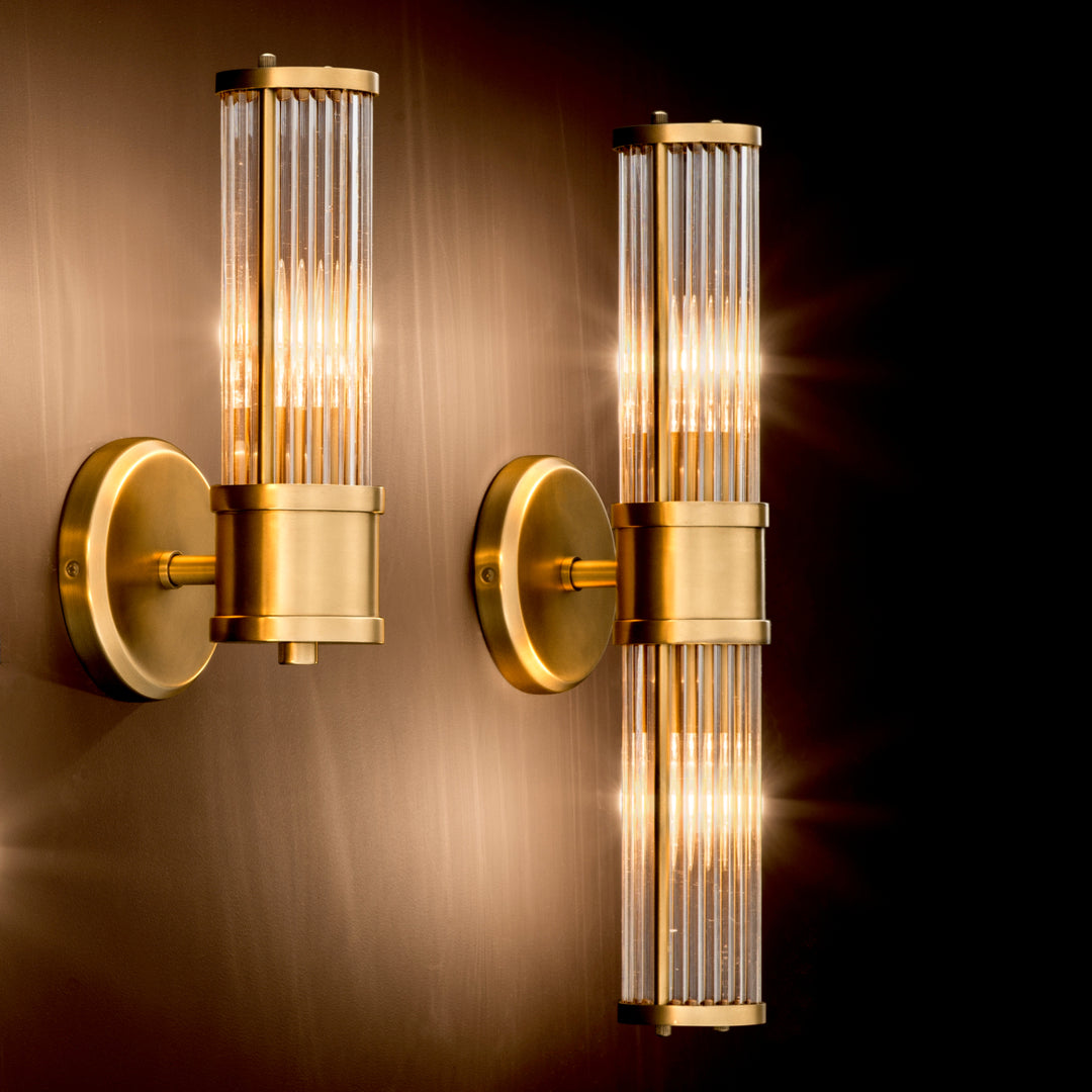 Eichholtz Wandlamp Claridges Single Helder Glas