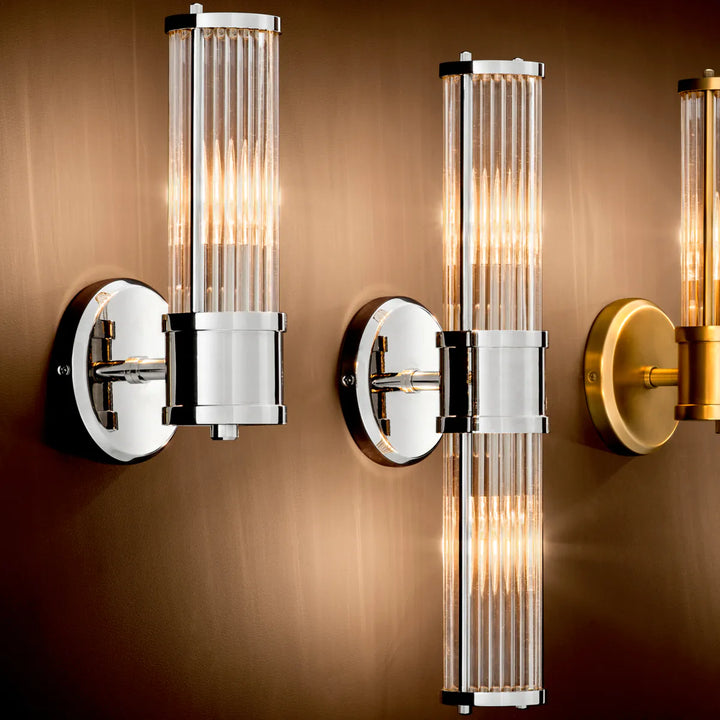Eichholtz Wandlamp Claridges Single Nikkel – afbeelding 3