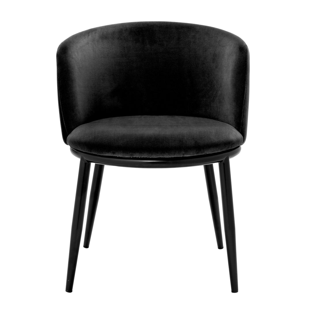 Eichholtz Eetkamerstoel Filmore Cameron Black Set van 2