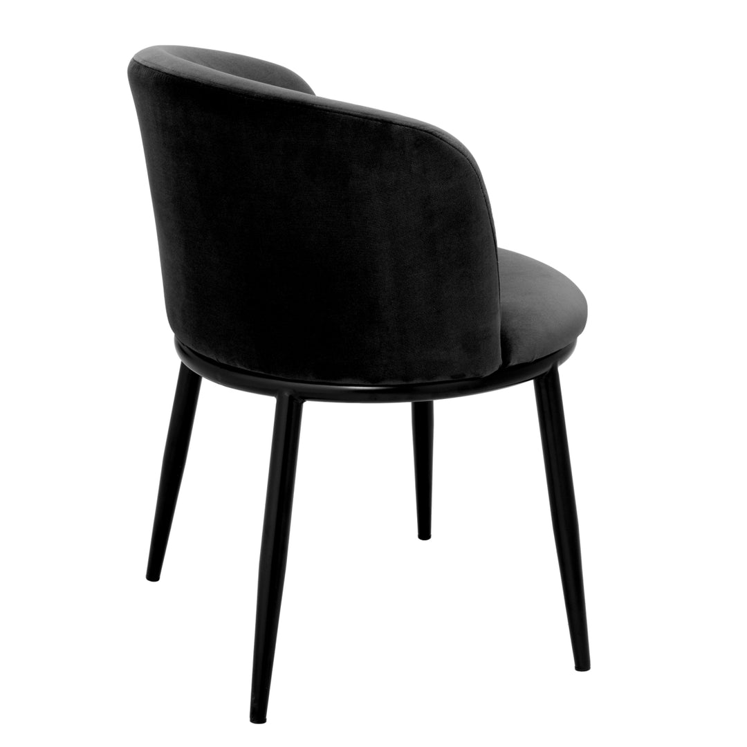 Eichholtz Eetkamerstoel Filmore Cameron Black Set van 2
