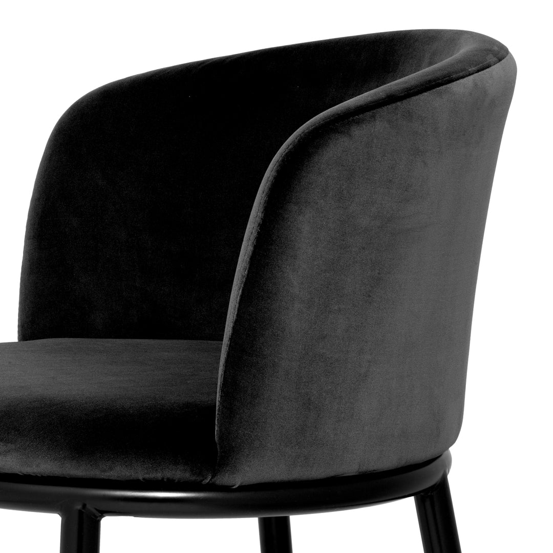 Eichholtz Eetkamerstoel Filmore Cameron Black Set van 2