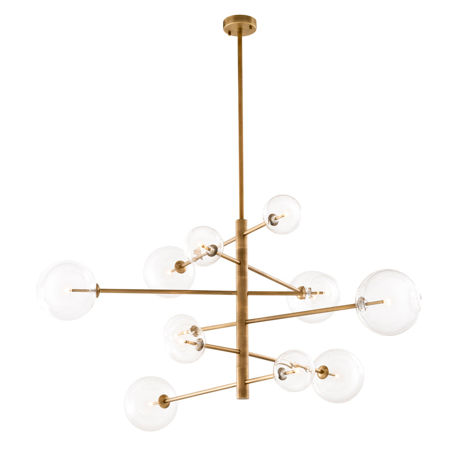 Eichholtz Kroonluchter Argento L Antique Brass