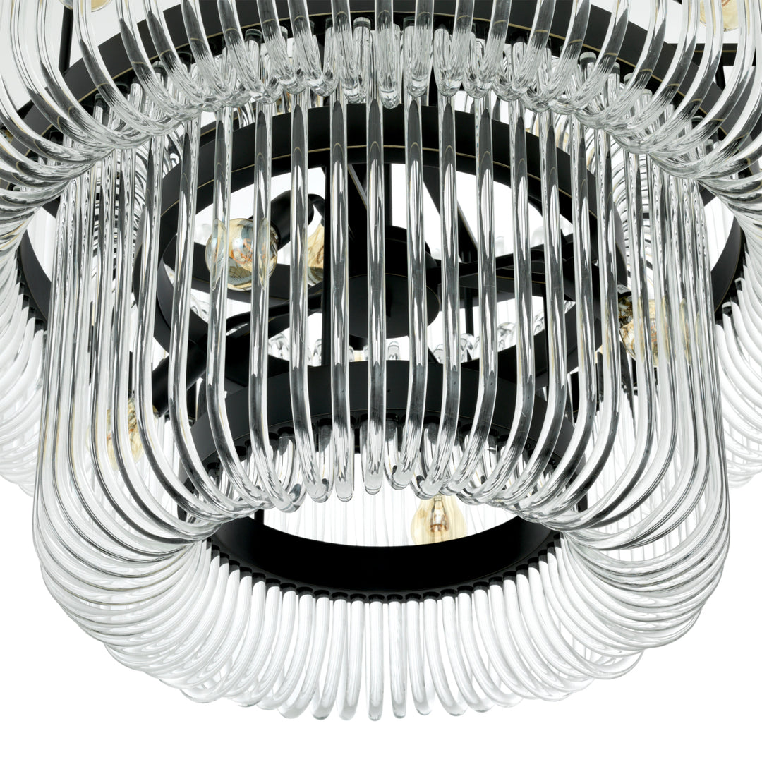 Eichholtz Chandelier Sutton House Bronze Clear Glass