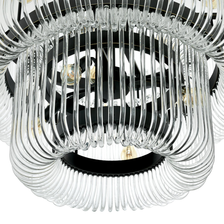Eichholtz Chandelier Sutton House Bronze Clear Glass