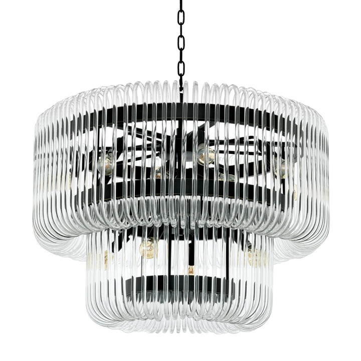 Eichholtz Chandelier Sutton House Bronze Clear Glass