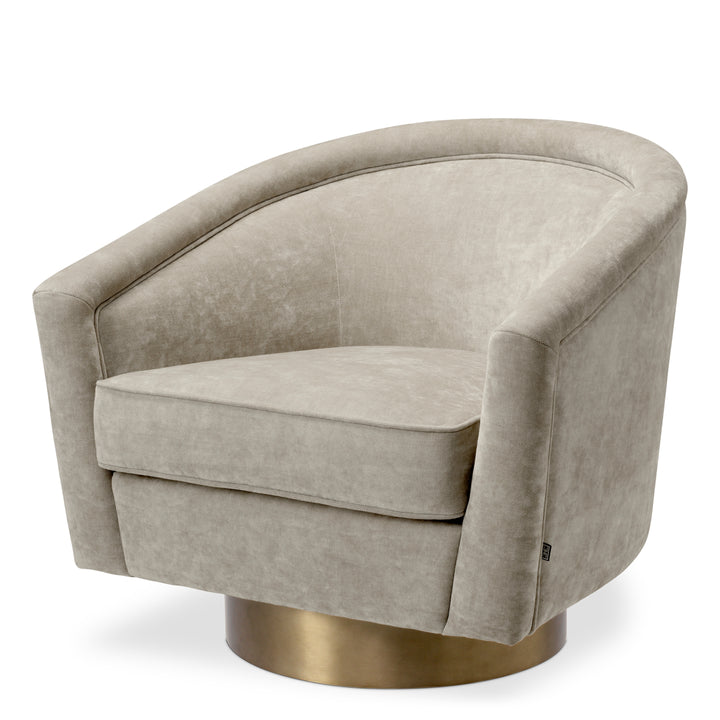 Eichholtz Draaifauteuil Catene Clarck Sand