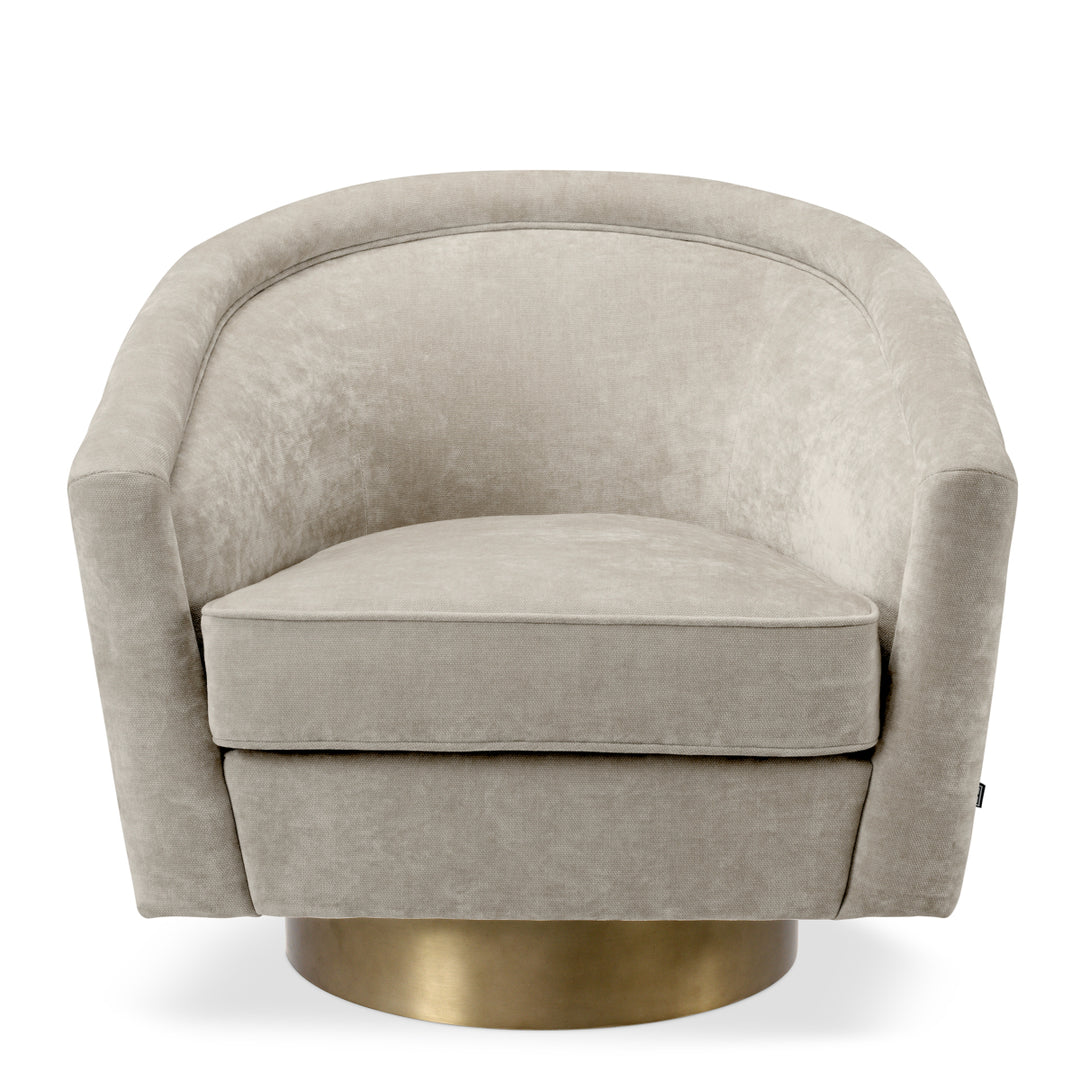 Eichholtz Draaifauteuil Catene Clarck Sand