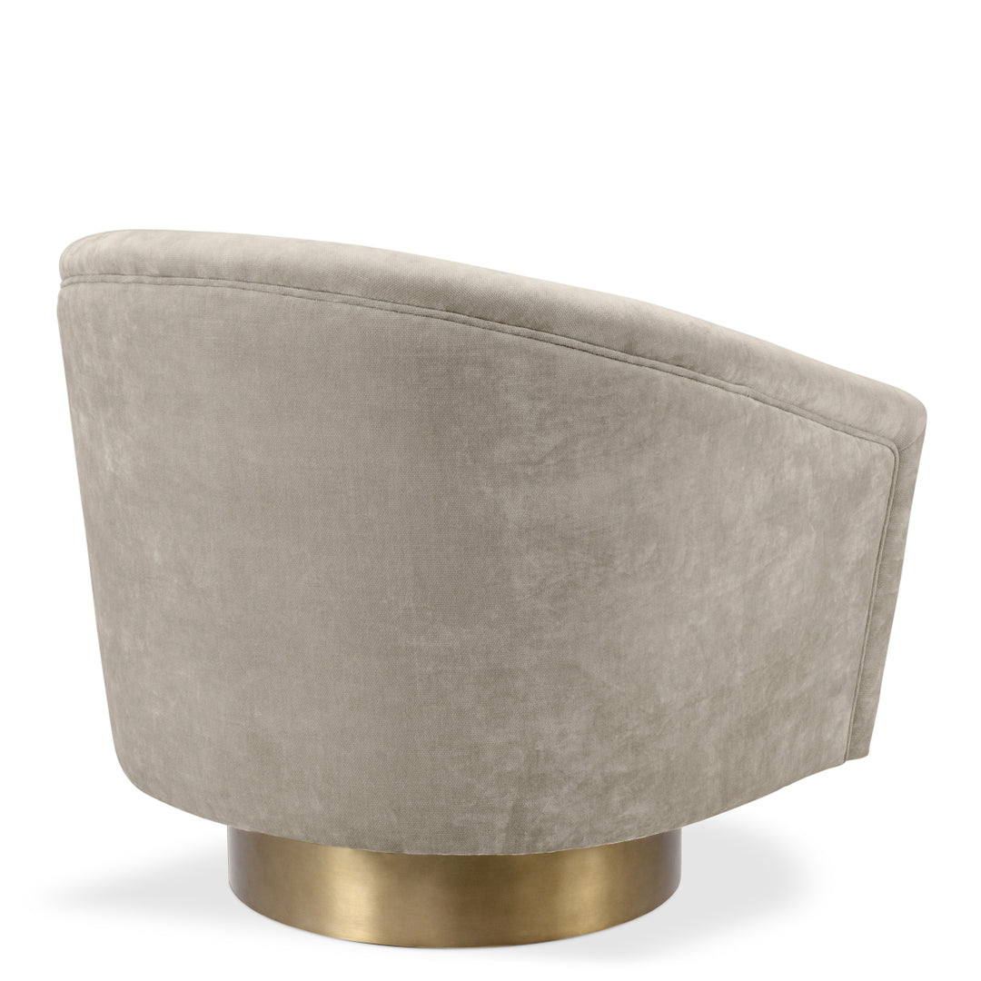 Eichholtz Draaifauteuil Catene Clarck Sand