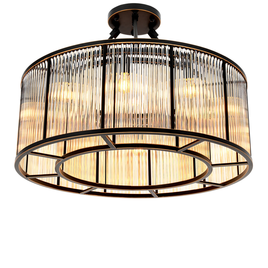 Eichholtz Plafondlamp Bernardi L Bronze Highlight