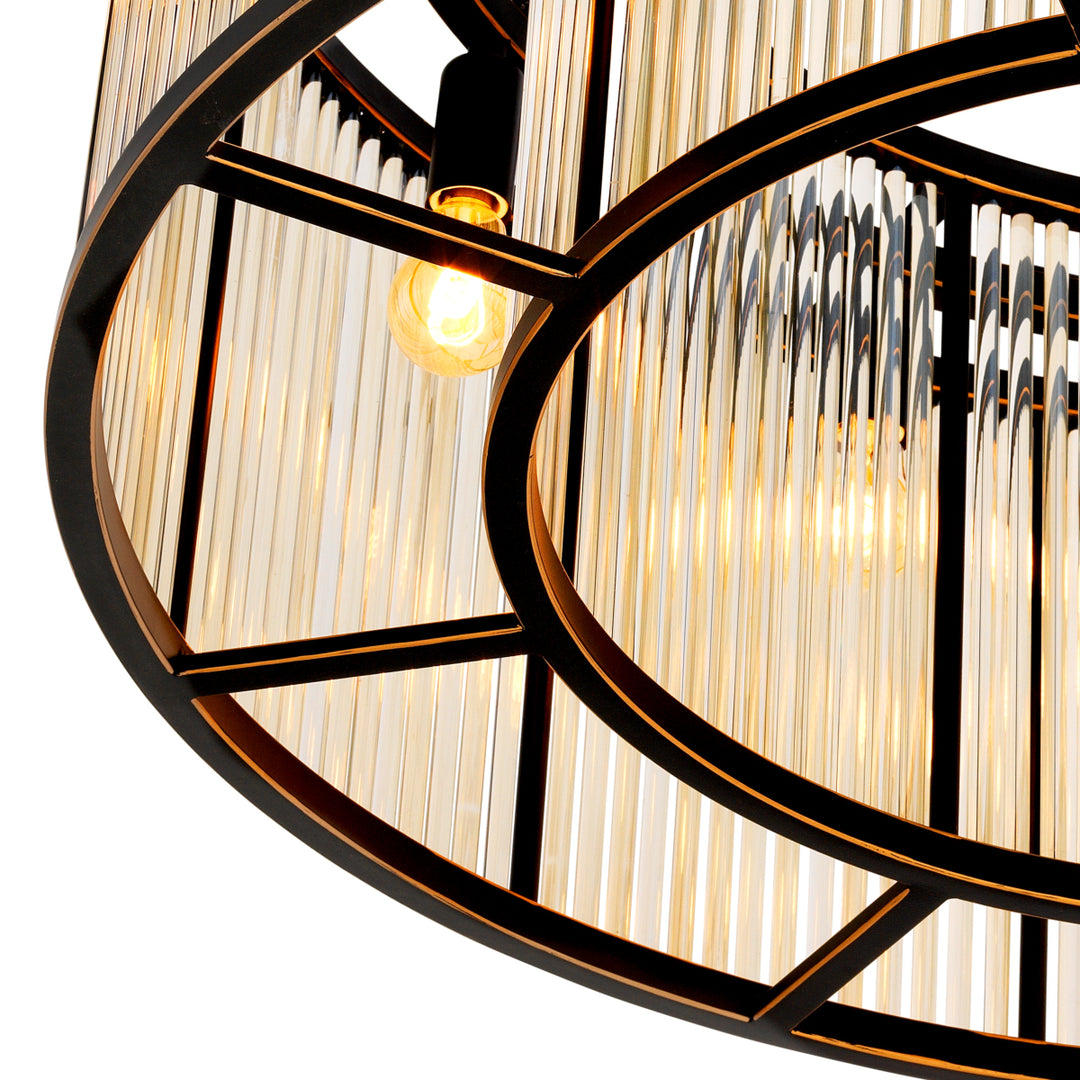 Eichholtz Plafondlamp Bernardi L Bronze Highlight