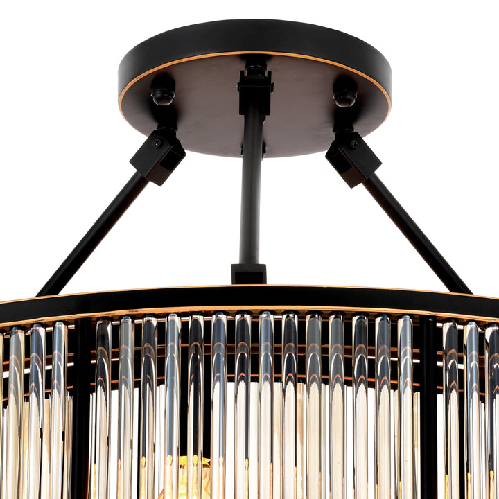 Eichholtz Plafondlamp Bernardi L Bronze Highlight