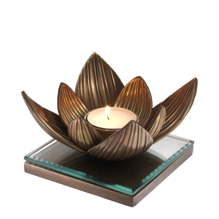 Eichholtz Waxinelichthouder Lotus – afbeelding 1