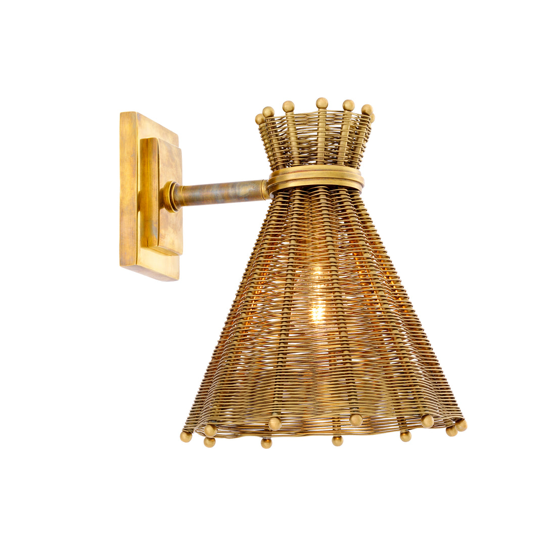 Eichholtz Wandlamp Kon Tiki Vintage Messing – afbeelding 2