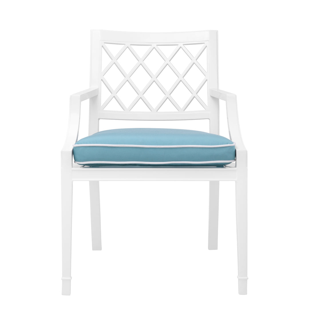 Eichholtz Outdoor Eetkamerstoel Paladium Mineral Blue – afbeelding 2