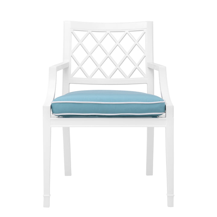 Eichholtz Outdoor Eetkamerstoel Paladium Mineral Blue – afbeelding 2