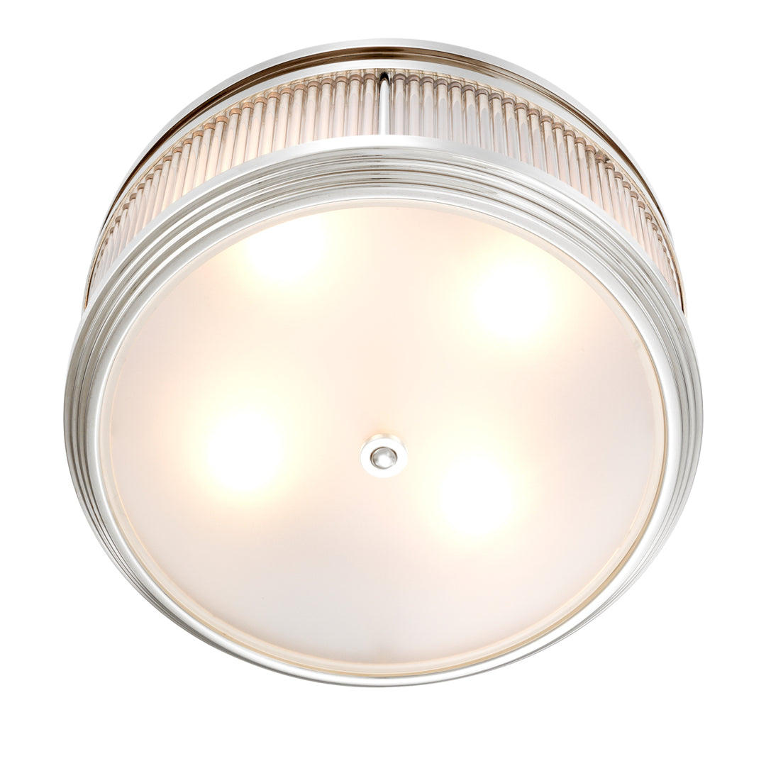 Eichholtz Plafondlamp Rousseau Nikkel