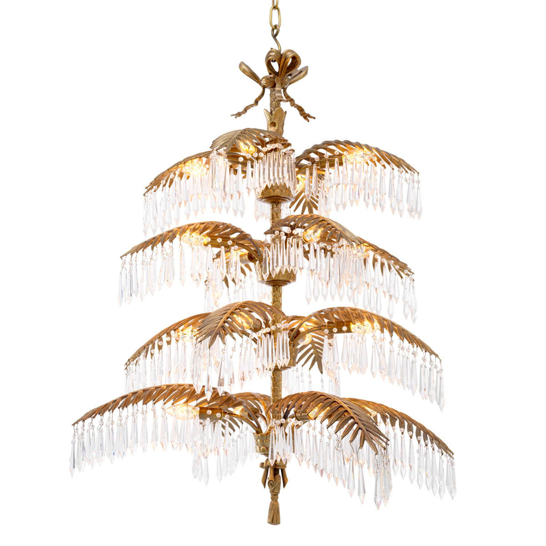Eichholtz Chandelier Hildebrandt XL Vintage Brass