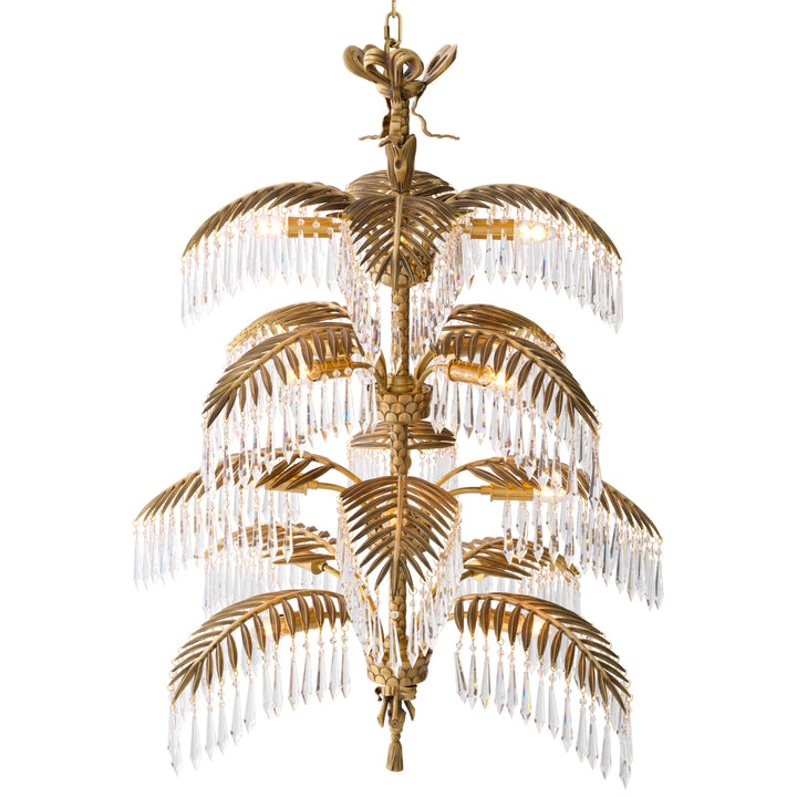 Eichholtz Chandelier Hildebrandt XL Vintage Brass