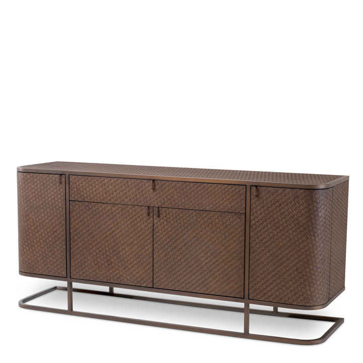 Eichholtz Dressoir Napa Valley Woven Oak Bronze