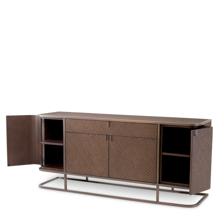 Eichholtz Dressoir Napa Valley Woven Oak Bronze