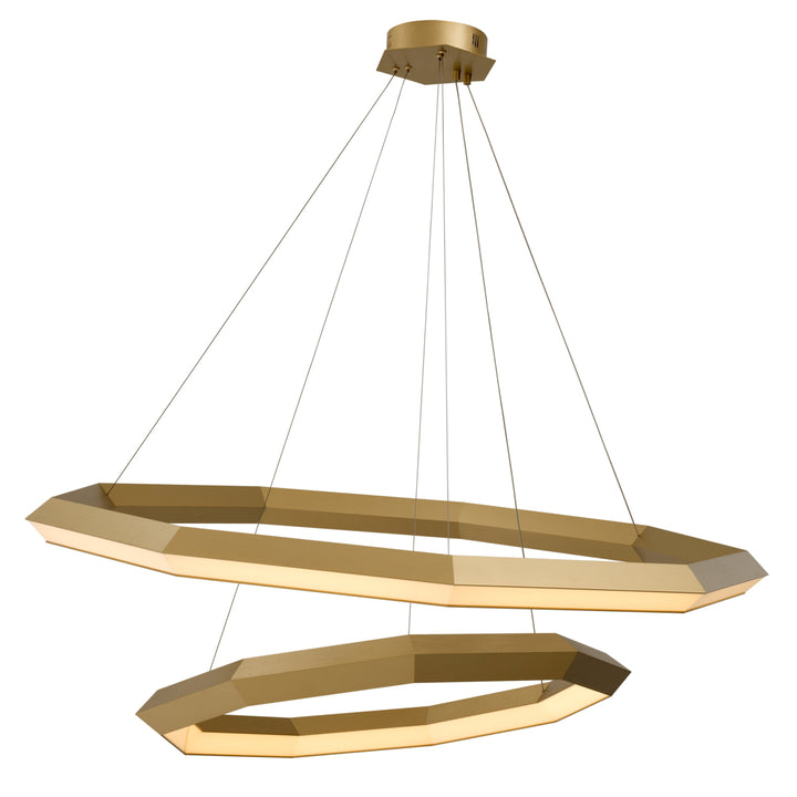 Eichholtz Chandelier Helvetia L Antique Brass