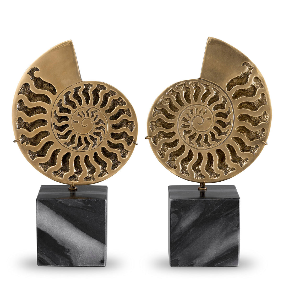 Eichholtz Object Ammonite Set van 2 – afbeelding 1