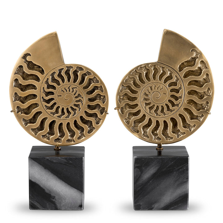 Eichholtz Object Ammonite Set van 2 – afbeelding 1