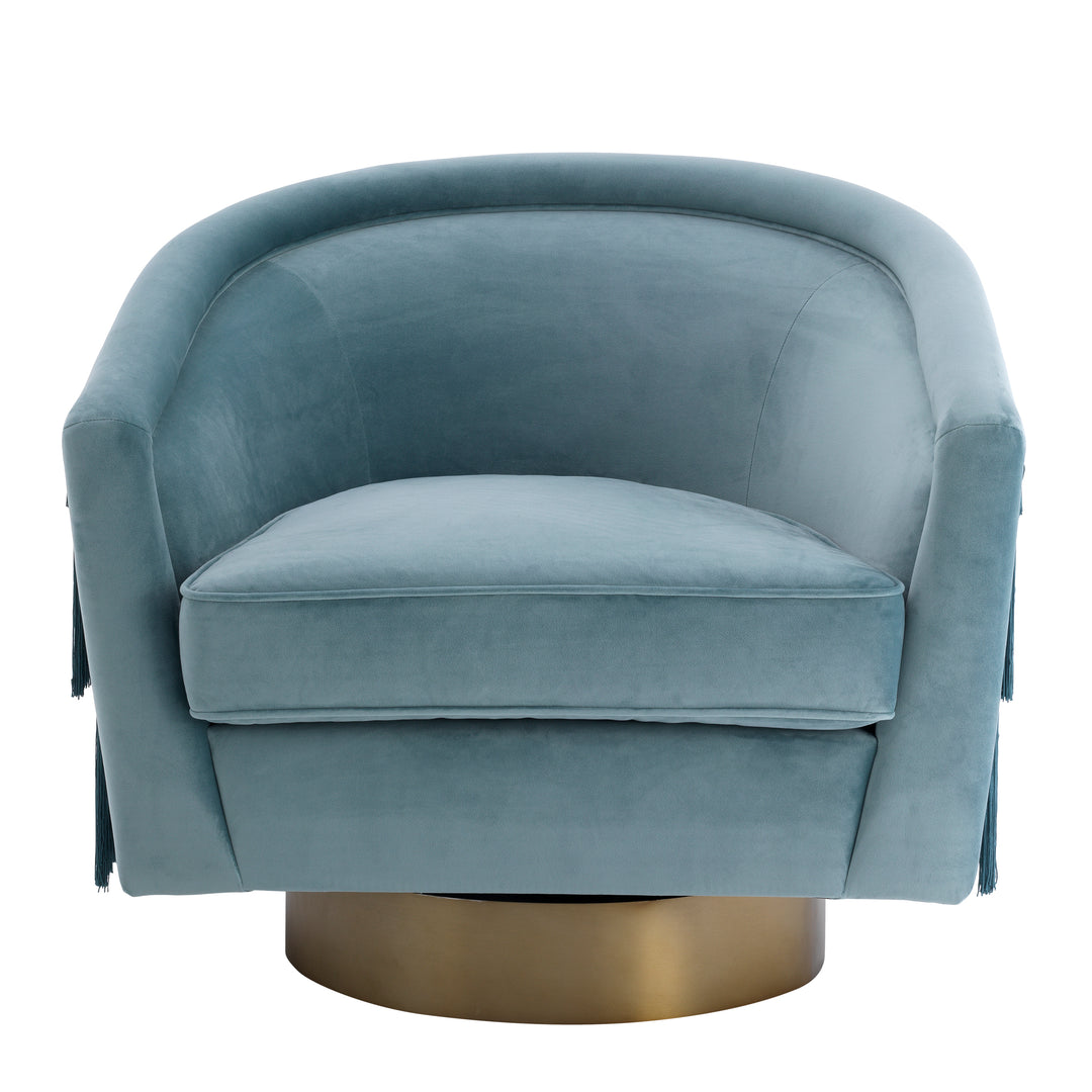 Eichholtz Draaifauteuil Le Vante Savona Blue Velvet